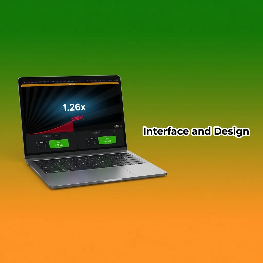 Clean Aviator game interface showing ascending plane, real-time multiplier display, bet controls, and balance indicator