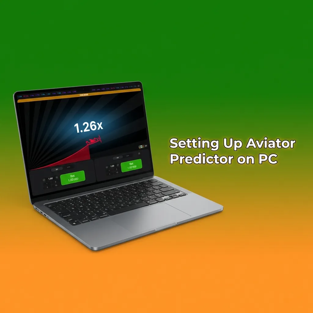 Screenshot showing Aviator Predictor software installation wizard on Windows PC desktop with setup steps displayed