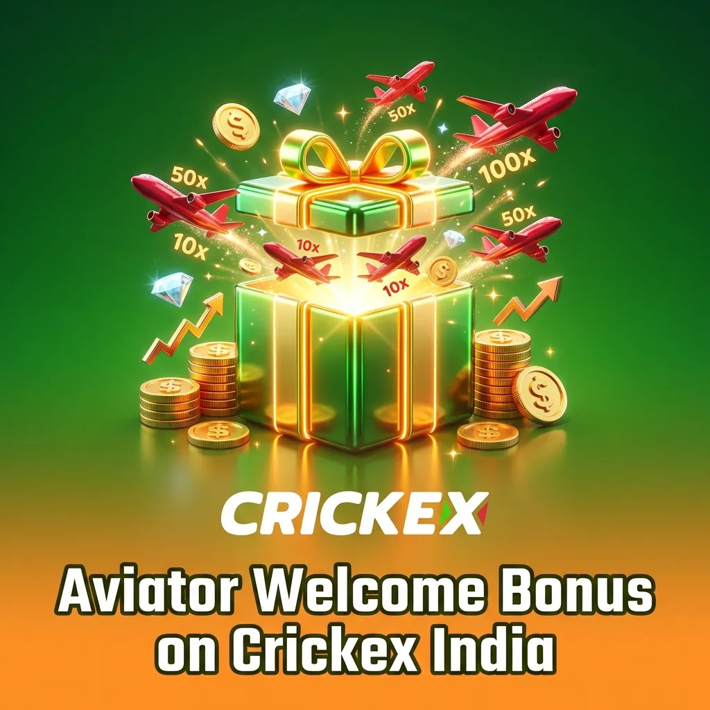 Crickex India casino welcome bonus interface showing claim button and deposit options for new players