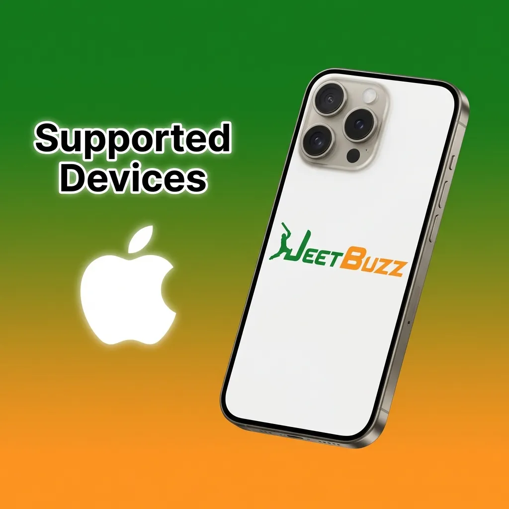 List of Apple devices compatible with Jeetbuzz PWA, including iPhone and iPad models from 2018-2024
