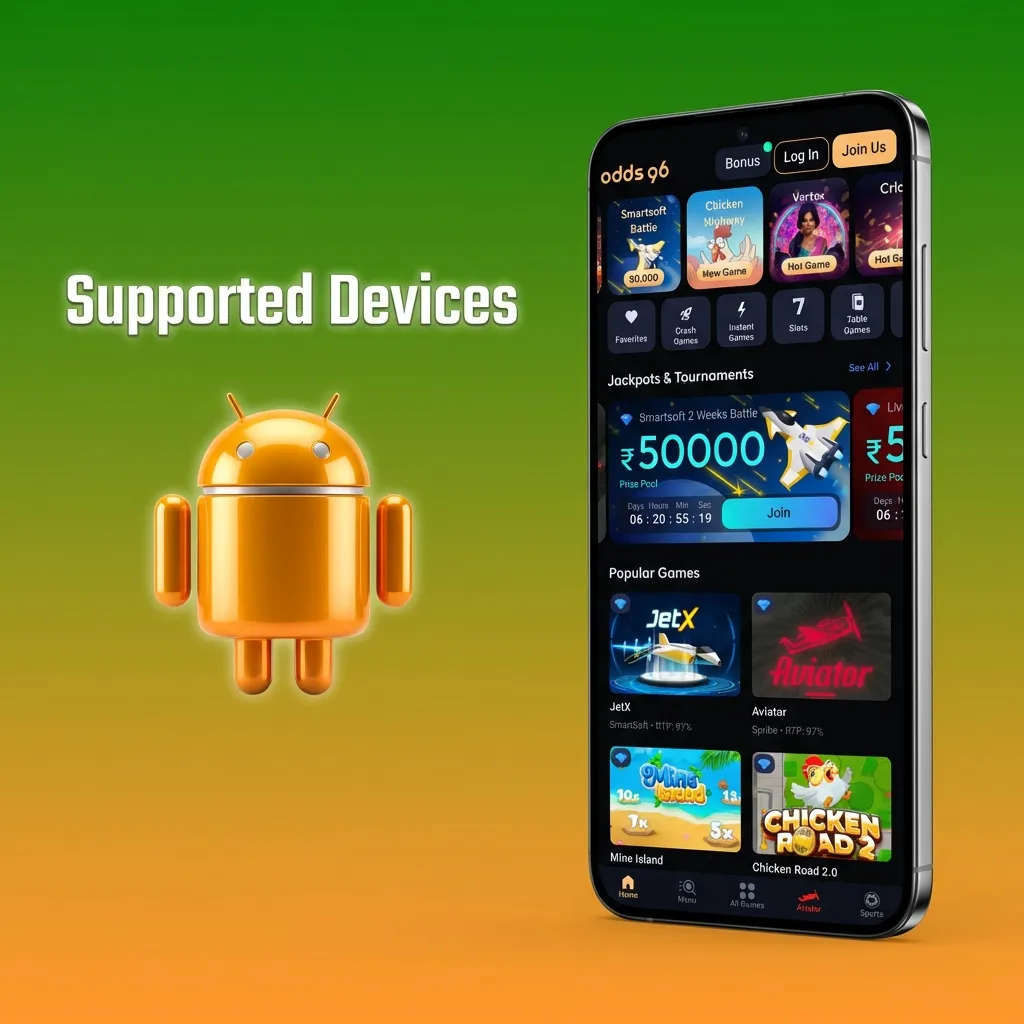 Aviator app tested on various Android devices from budget to flagship models, all showing smooth performance