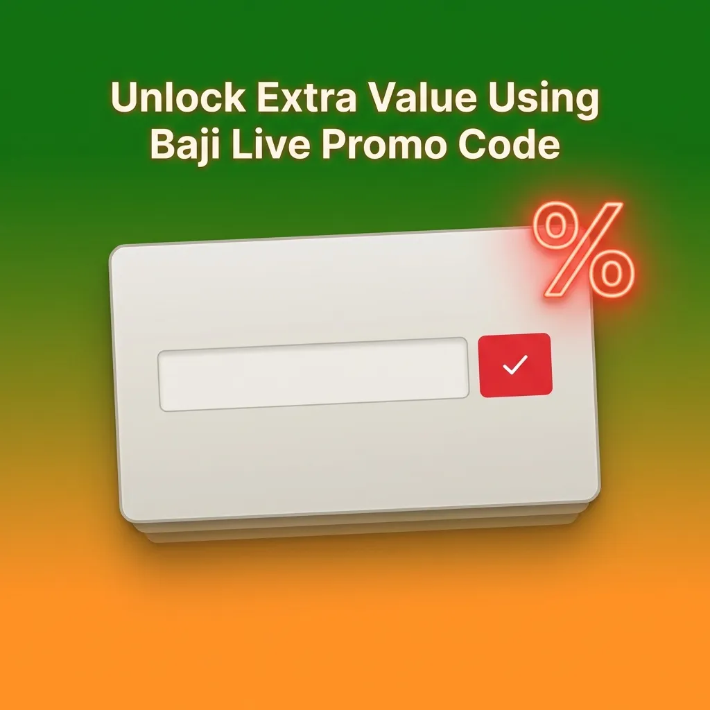 Person entering BAJI100 promo code on Baji Live registration form to unlock exclusive welcome bonuses and extra value