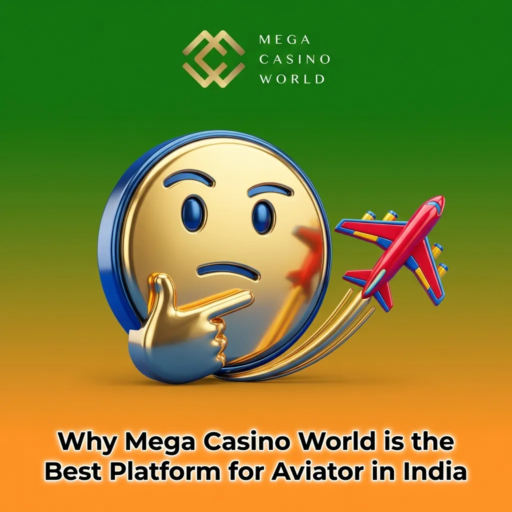Indian players enjoying Aviator game on Mega Casino World with UPI deposits and welcome bonus features