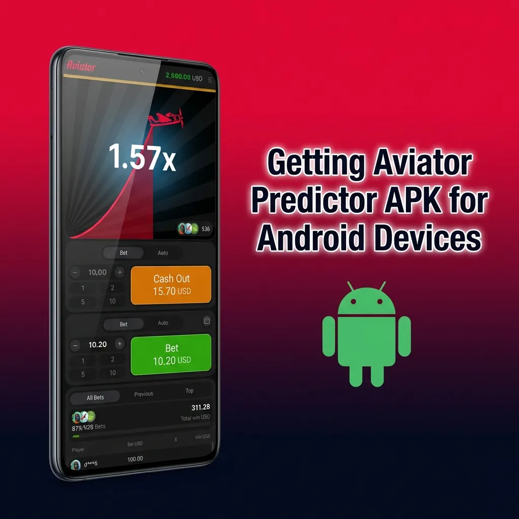 Android user installing Aviator Predictor APK on smartphone with security warning displayed on screen