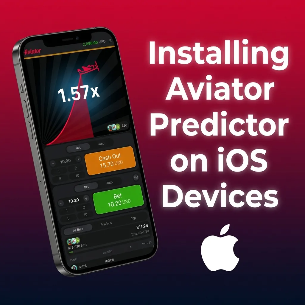 Step-by-step guide showing iOS device settings for installing Aviator Predictor app via third-party download method