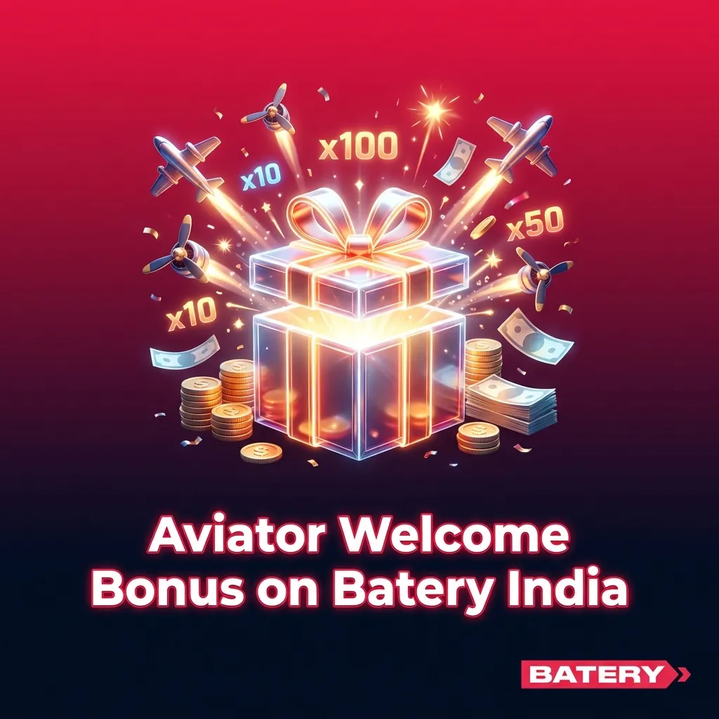 Batery India welcome bonus: 150% match up to ₹40,000 plus 200 free spins for Aviator and casino games