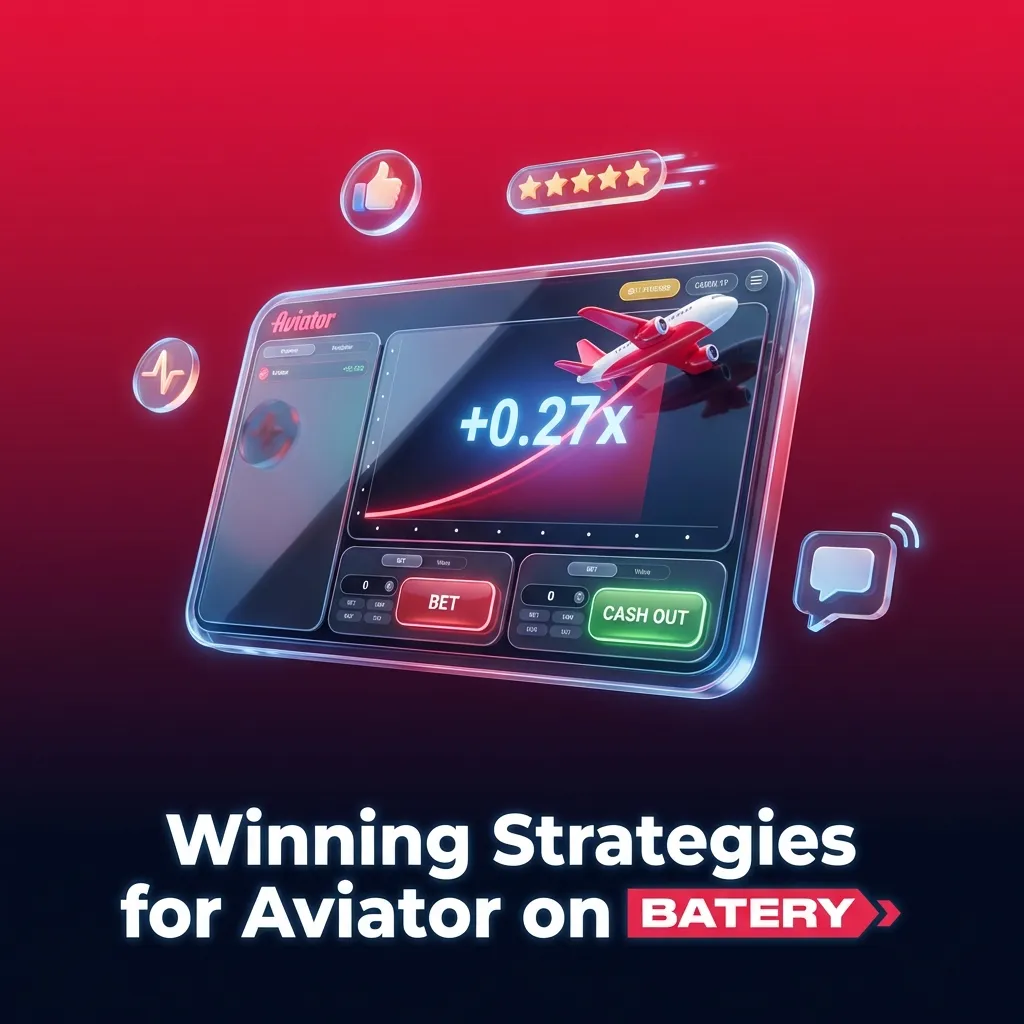 Aviator game interface showing dual-bet strategy with cash-out multipliers and live round statistics on Batery