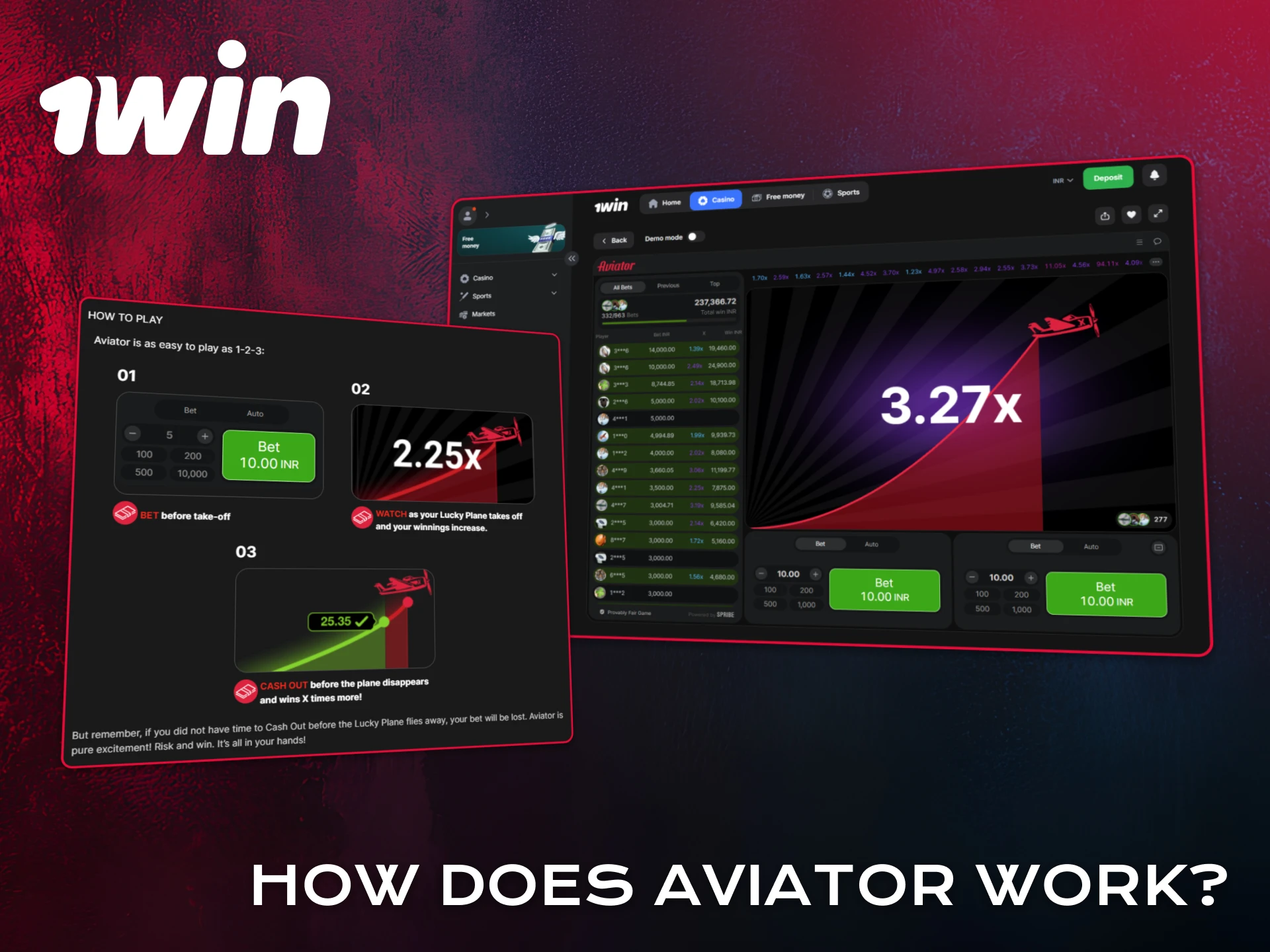 Learn how the Aviator game works on the 1win platform.