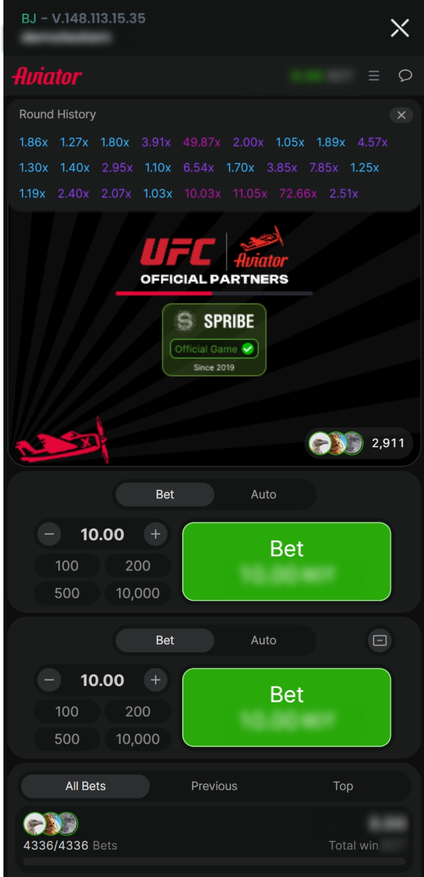 Analyze previous flight statistics in the Aviator round history at Baji Live India.