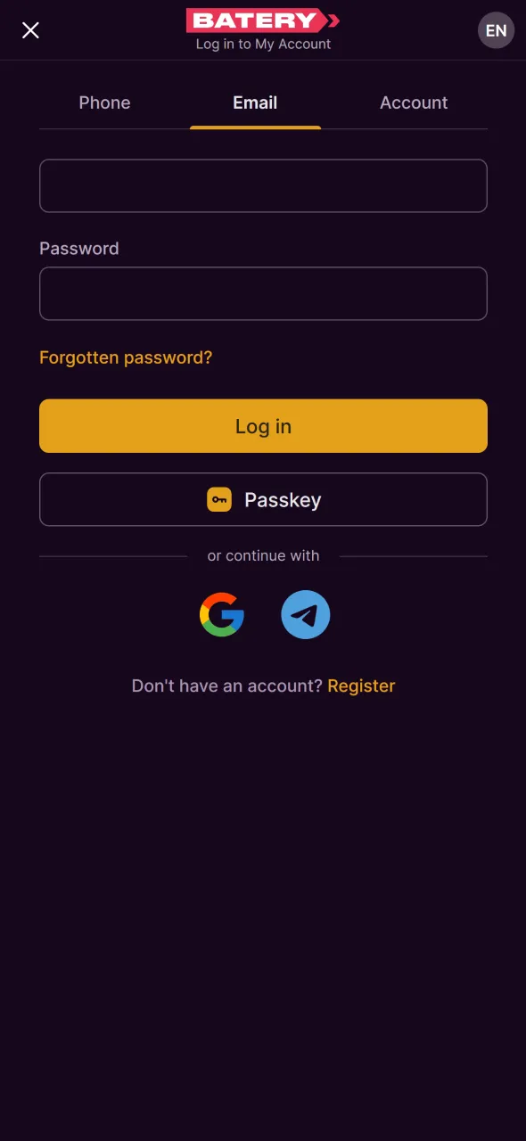 Launch Aviator web version smoothly through Batery application.