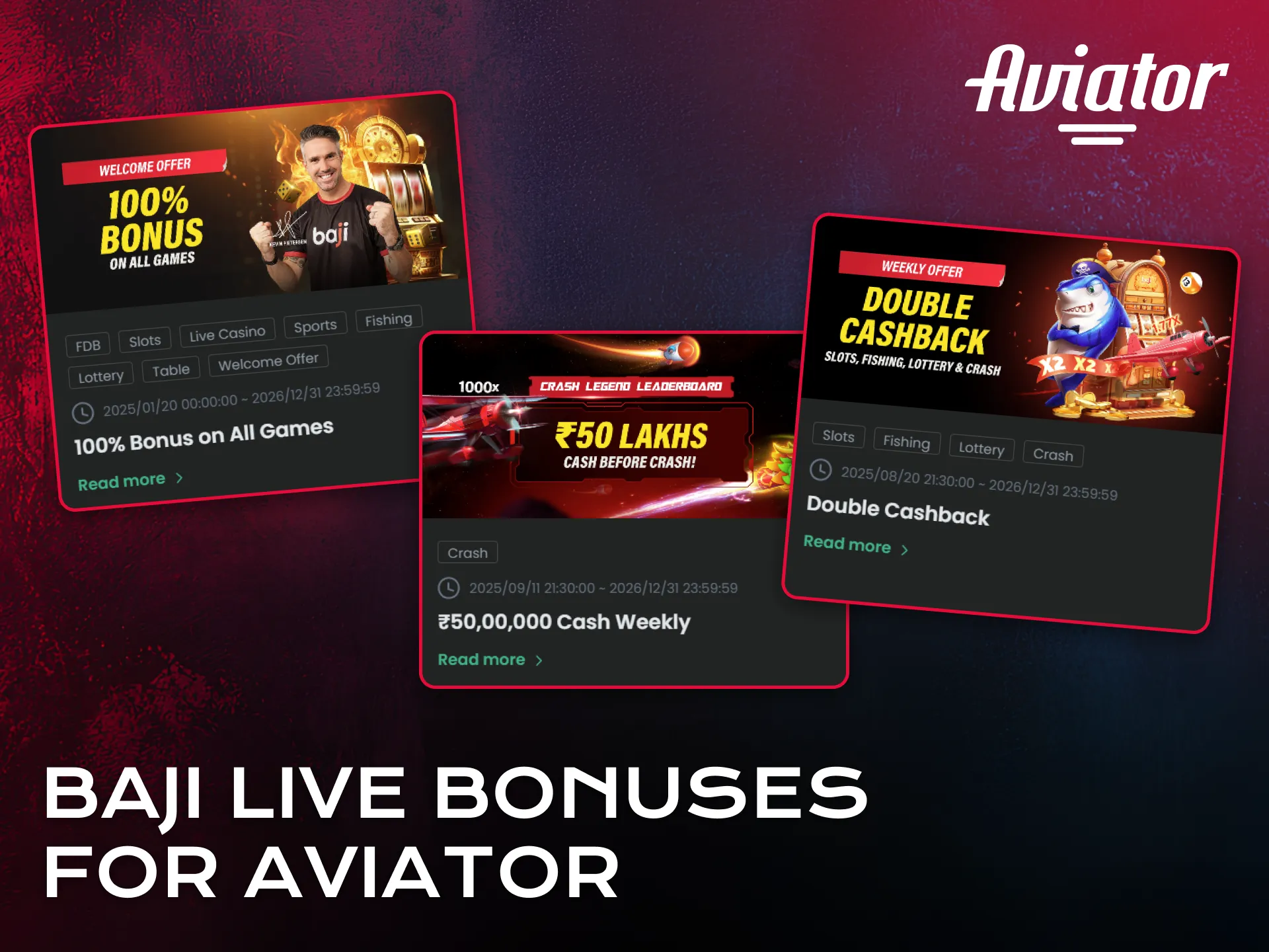 Find Baji Live bonuses that enhance Aviator playing experience.