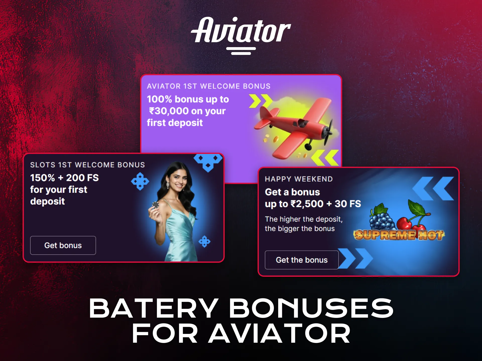 Explore Batery bonus offers to boost Aviator sessions.