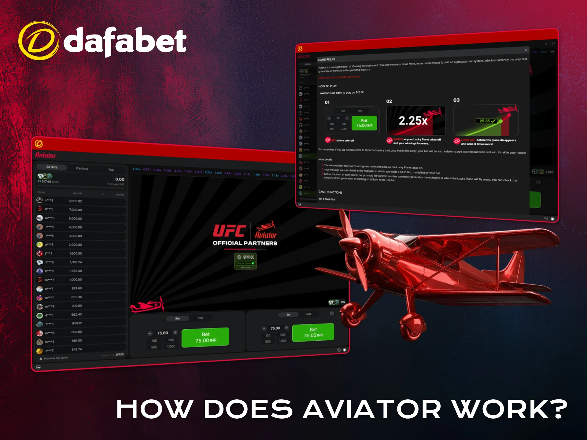 Understand how Aviator works on Dafabet before placing real bets.