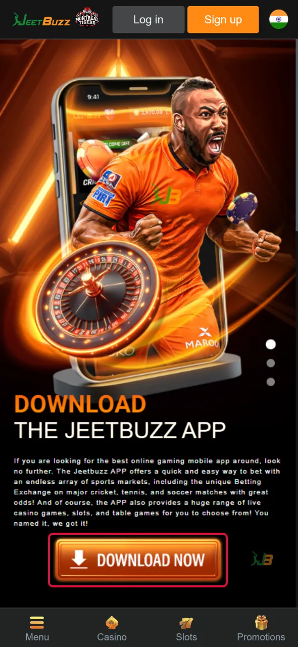 Find the mobile section to begin Aviator setup in Jeetbuzz application.