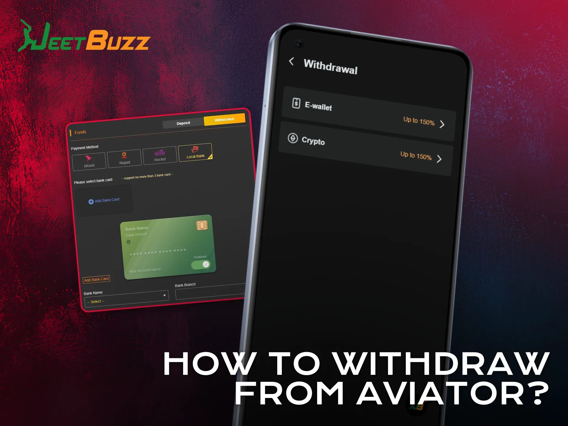 Withdraw winnings from Aviator easily using the Jeetbuzz app.