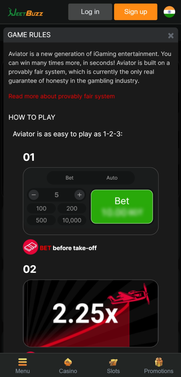 Read the official Aviator game rules on Jeetbuzz to understand the Spribe mechanics.