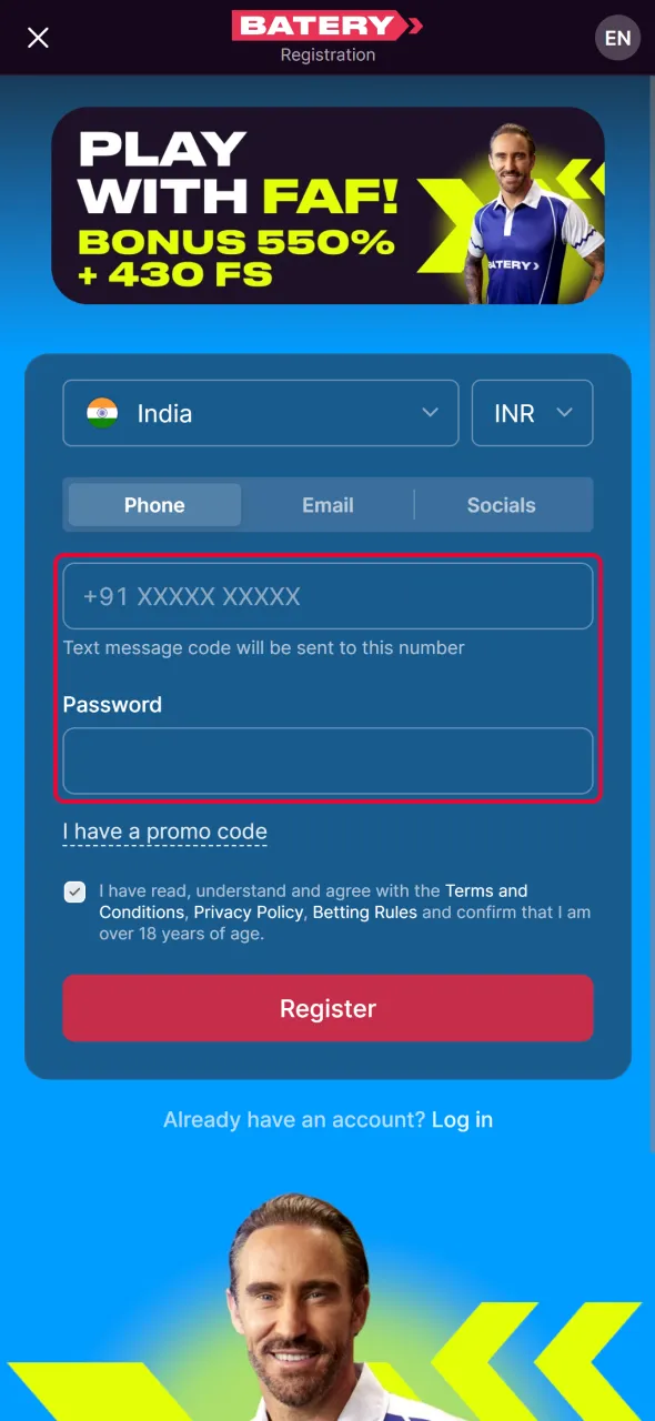 Enter details to complete Aviator signup without issues.