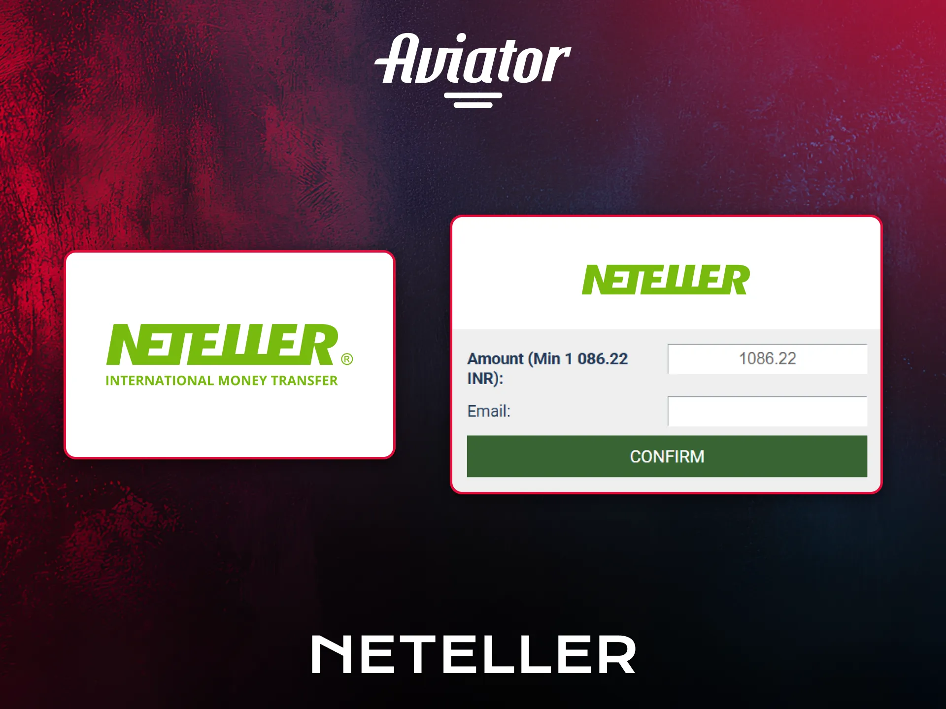 Use Neteller to receive Aviator payouts conveniently.